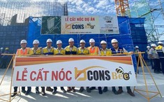 Cất nóc dự án Bcons Bee  