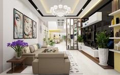 Thiết kế nhà ống 2 tầng hiện đại, kinh phí 700 triệu đồng
