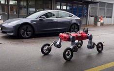 Đây là Swiss-Mile Robot - Cỗ máy kết hợp "3 trong 1" với tính năng của ô tô, thú 4 chân, và con người