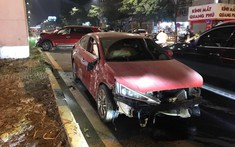 Video quay khoảnh khắc Mitsubishi Outlander tông trúng ô tô con Hyundai Elantra trong hầm chui Khuất Duy Tiến