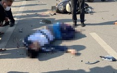 Video: Ô tô ôm cua tốc độ cao, va chạm trực diện với xe máy điện khiến nam sinh gãy 2 chân tại Tuyên Quang