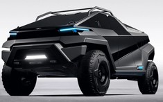 Đây là Thundertruck - Mẫu bán tải điện đa chức năng "bá đạo", có khả năng "biến hình" thành 6x6