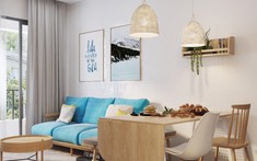 Thiết kế nội thất căn hộ 70m2 ngập tràn nắng gió