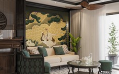 "Nghiện" ngắm căn hộ 120m2 theo phong cách Đông Dương tinh tế