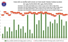 Ngày 29/1, cả nước có hơn 15.000 ca COVID-19, hơn 12.000 bệnh nhân điều trị khỏi