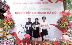 Nghệ sĩ Quang Tèo dự khai trương Siêu thị bếp Besthome tại Hà Nội