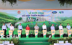 Mộc Châu Milk và Vinamilk khởi công Tổ hợp Thiên đường sữa Mộc Châu