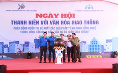 Bạn trẻ Nghệ An hưởng ứng Ngày hội “Thanh niên với văn hóa giao thông"