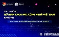 Phát động Giải thưởng Nữ sinh khoa học công nghệ Việt Nam năm 2022