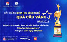 Công bố TOP 20 giải thưởng Khoa học công nghệ Quả cầu vàng 2022