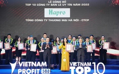 Vững vàng vượt qua đại dịch, Hapro tiếp tục phát triển và được vinh danh Top 10 Công ty bán lẻ uy tín lần thứ 5 liên tiếp