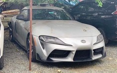 Xôn xao với hình ảnh xe thể thao Toyota GR Supra 2020 độc nhất Việt Nam bị bắt gặp phủ bụi dày dặc