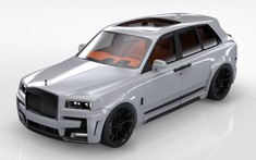 Đây là chiếc Rolls-Royce Cullinan độ thân vỏ sợi carbon in 3D đầu tiên trên thế giới