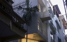 Nhà 30m2 hướng Tây có mặt tiền vát chéo giúp cân bằng lượng nhiệt tại Hà Nội