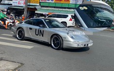 Đặng Lê Nguyên Vũ bị bắt gặp lái Porsche 911 Carrera độ cực lạ đi "săn lùng" siêu xe