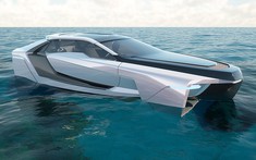 Đây là Future-E - Mẫu concept du thuyền cánh ngầm được ví như "xe bay của giới du thuyền"