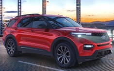 Ford Explorer 2022 thế hệ mới đã có lịch ra mắt, chuẩn bị đối đầu Toyota Land Cruiser Prado