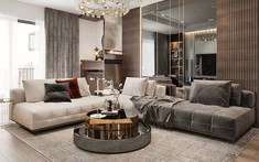 Đẹp mê mẩn nội thất căn hộ 3 phòng ngủ 135m2
