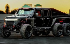 Chiếc Apocalypse Hellfire 6x6 cực hầm hố này có giá 5 tỷ đồng, mạnh 750 mã lực và có đèn giống Cybertruck