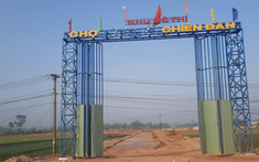 Thi công dự án khu phố chợ Chiên Đàn gây ngập úng, người dân gửi đơn cầu cứu Bộ Công an