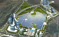 Tiếp tục giãn tiến độ Khu công viên, hồ điều hoà Cầu Giấy sau nhiều năm “đắp chiếu”