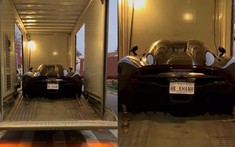 Lộ video xe chuyên dụng cực khủng vận chuyển bom tấn Koenigsegg Regera của Hoàng Kim Khánh