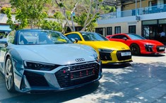 Bộ tứ Audi R8 tụ họp tại Vũng Tàu, R8 V10 Spyder 2021 đầu tiên về Việt Nam là điểm nhấn