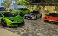 Ngắm garage cực khủng của đại gia Campuchia, toàn siêu xe đình đám góp mặt