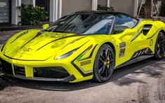 Ferrari 488 GTB của tay chơi Bạc Liêu khác lạ qua bộ áo cực chiến