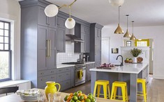 Bảng màu đầy hấp dẫn, sang trọng cho không gian bếp hiện đại