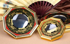 Mẹo dùng gương Bát quái chuẩn phong thủy
