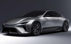 Lexus vén màn mẫu sedan chạy điện hoàn toàn mới
