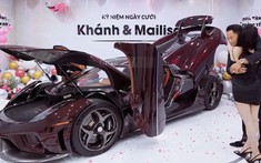 Hoàng Kim Khánh chia sẻ video được vợ tặng quà kỷ niệm ngày cưới là Koenigsegg Regera