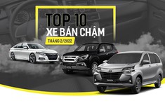 10 mẫu ô tô bán chậm nhất Việt Nam tháng 2/2022: xe Toyota chiếm gần nửa