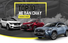 10 mẫu ô tô bán chạy nhất Việt Nam tháng 2/2022: Toyota Coroll Cross đăng đỉnh, Kia Carnival bất ngờ lọt top