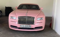 Cận cảnh Rolls-Royce Wraith màu hồng của nữ đại gia Nguyễn Phương Hằng