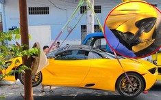 Mới làm xe dâu, siêu xe mui trần McLaren 720S Spider gặp tai nạn với Ford EcoSport ở Vũng Tàu