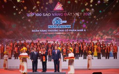 Nam A Bank được vinh danh tại giải thưởng Sao Vàng Đất Việt 2021