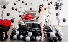 Không chọn gầm cao G63, Á hậu Trúc Ny tậu xe siêu sang êm ái Mercedes-Maybach S450 ở tuổi 27