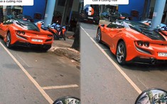 Không chọn Mercedes-AMG 63 như Minh "Nhựa", Cường "Đô-la" lại chọn siêu xe Ferrari F8 Tributo để đồng hành
