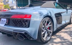 Audi R8 V10 Spyder 2021 được vận chuyển từ Vũng Tàu lên Sài thành để chuẩn bị ra biển số