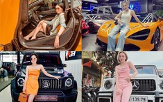 Bộ sưu tập xe của 2 hot girl kem trộn Trang Nemo và Đoàn Di Băng, cùng lứa 9X, chung đam mê sở hữu siêu xe