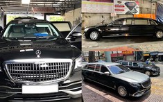 3 chiếc xe siêu sang Mercedes-Maybach S650 Pullman cực hiếm của đại gia Việt, 1 xe lăn bánh trên 60 tỷ đồng