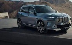 SUV BMW X7 2022 lộ thiết kế mới với cụm đèn pha 2 tầng, lưới tản nhiệt vẫn "quá khổ"