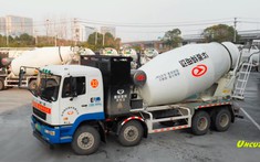 Video khám phá trạm đổi pin dành cho xe trộn bê tông chạy điện của hãng Geely