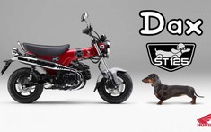 Minibike Honda ST125 Dax 2023 trình làng với kiểu dáng chó "lạp xưởng" đáng yêu