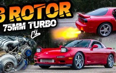 Đây là chiếc Mazda RX-7 1993 độ động cơ 3 rô tơ, "khè lửa" chẳng kém siêu xe