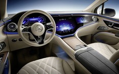 SUV hạng sang Mercedes-Benz EQS 2022 lộ thiết kế nội thất trước khi ra mắt vào tháng sau