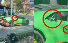 Siêu xe Lamborghini Huracan từng hết xăng giữa đường lộ video chủ nhân quên đóng nắp xăng