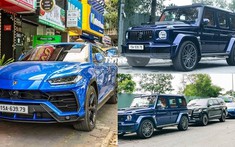 Cặp SUV đỉnh cao, mang siêu biển giống nhau lại còn có màu sơn xanh cực độc của doanh nhân ở Hải Phòng